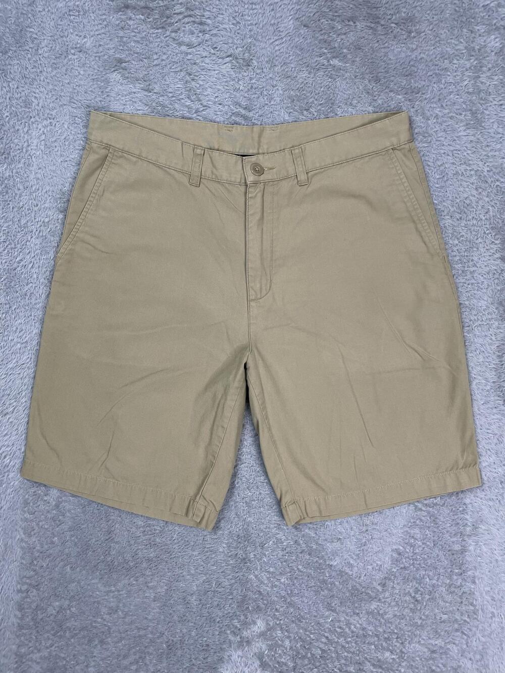 Patagonia Shorts Mens 34* Beige Organic Cotton Chino Canvas Casual 10 Inseam